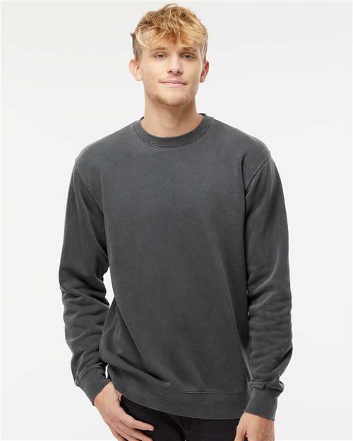 Independent Trading Co. - Midweight Pigment-Dyed Crewneck Sweatshirt - PRM3500 - ASF Pomotions