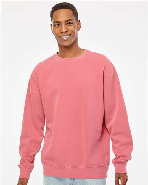 Independent Trading Co. - Midweight Pigment-Dyed Crewneck Sweatshirt - PRM3500 - ASF Pomotions