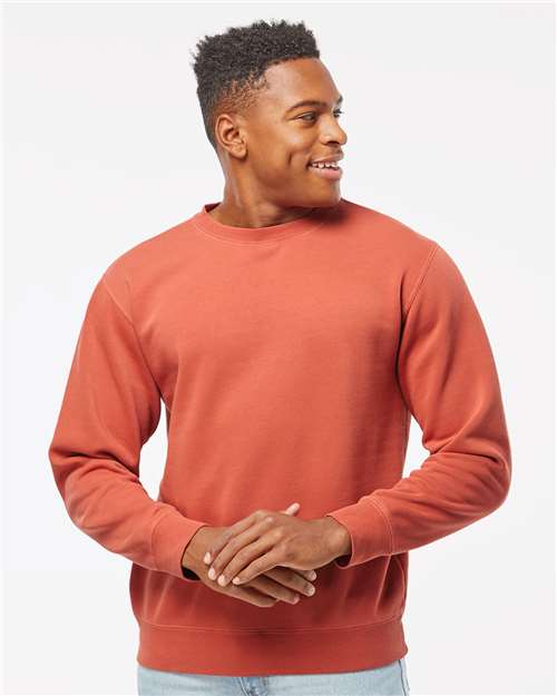 Independent Trading Co. - Midweight Pigment-Dyed Crewneck Sweatshirt - PRM3500 - ASF Pomotions